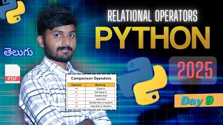 Python Relational Operators Explained! 🐍 (Day 9) | Master Python with Easy Examples!