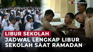 Catat! Ini Jadwal Libur Sekolah Saat Ramadan 1446 H, Awal Puasa Tetap Masuk! | OneNews Update