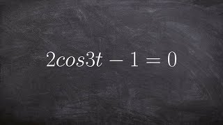 Solving an equation with cosine of a multiple angle