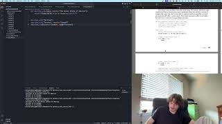 LIVE 🔴 Python Crash Course Walkthrough: Chapter 8 “Functions” | Sept 14, 2024 | Beginner Learning!