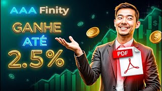 AAAFINITY A EMPRESA QUE PAGA 2.5% AO DIA