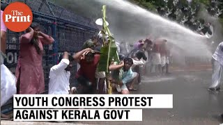 Thiruvananthapuram: Youth Congress protest against Kerala government