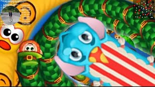 🐍WORMATE ZONE.IO | Rắn Săn Mồi #411 BIGGEST SNAKE | Epic Worms Zone Best Gameplay | Wahono Chanel15