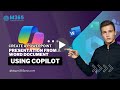 Create a PowerPoint presentation from a Word document using Copilot