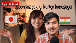 Japon kız çok iyi kürtçe konuşuyor