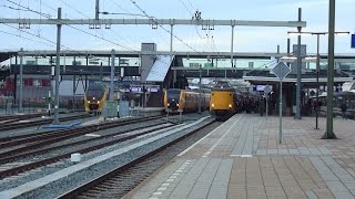 Vertrek NS DM'90 Buffel 3433 \u0026 NS VIRM 8657 op station Zwolle