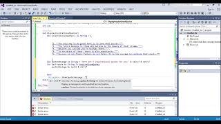 Simple Chatbot Do Loop Using VB.NET