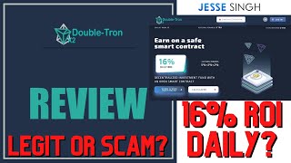 Double-Tron Review - Legit 16% ROI TRX MLM or Huge Scam?  |Double-Tron.Com