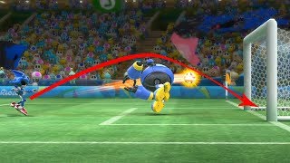 Mario and Sonic at The Rio 2016 Olympic Games #Football 23- Team Knuckles vs Team Metal Sonic