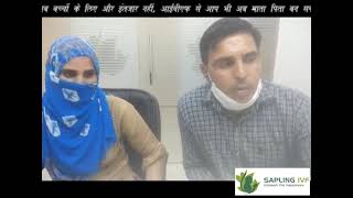 Sapling IVF Center in Delhi Customer Testimonial