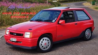 Vauxhall Nova GTE Restoration Episode: 2 Rebuild \u0026 Test drive