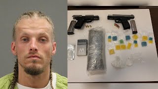 Police: Wanted Rockford man arrested, guns and drugs seized
