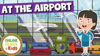 Learn Airport English Vocabulary | ESL Travel | Learn English | Flashcards | English Vocabulary