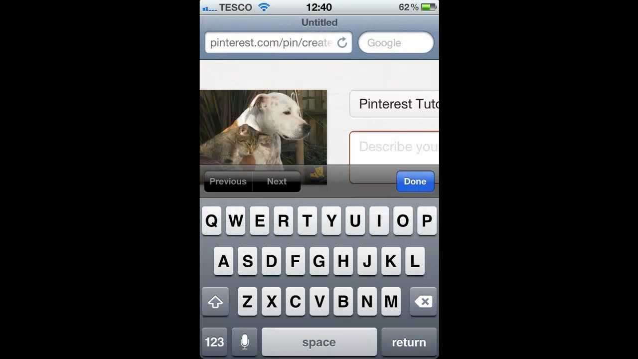 How To Pin From Iphone To Pinterest Pin From Ipad Or Iphone To