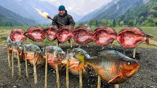 Cocina de Hace 3,000 Años: Pescado Frito en la Aldea 🐟🔥