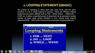 CH - 5 QBASIC PROGRAMMING CONSTRUCT | LOOPING STATEMENT | PART -1 | MR. SACHIN VERMA