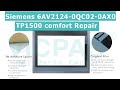 Siemens 6AV2124-0QC02-0AX0 TP1500 Touch Screen And Front Overlay HMI Repair Parts