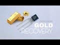 TV PCB Board Transistors Gold Recovery | Recovery Gold From Television | Gold Recovery