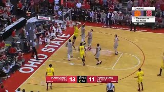 Michal Cekovsky Dunk vs. Ohio Sate