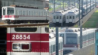 【渡瀬北(北館林) 東武20000系列 21854F 廃車回送後の状況】今後、中間車2両を抜いて6両を20400系に転用予定