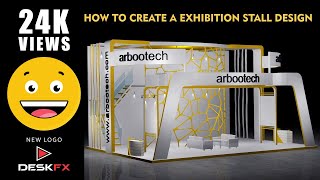 3ds Max Exhibition Stall Design  Part 1