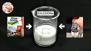 Making anhydrous sodium acetate: Synthesis with 2 OTC supermarket chemicals (basic knowledge)