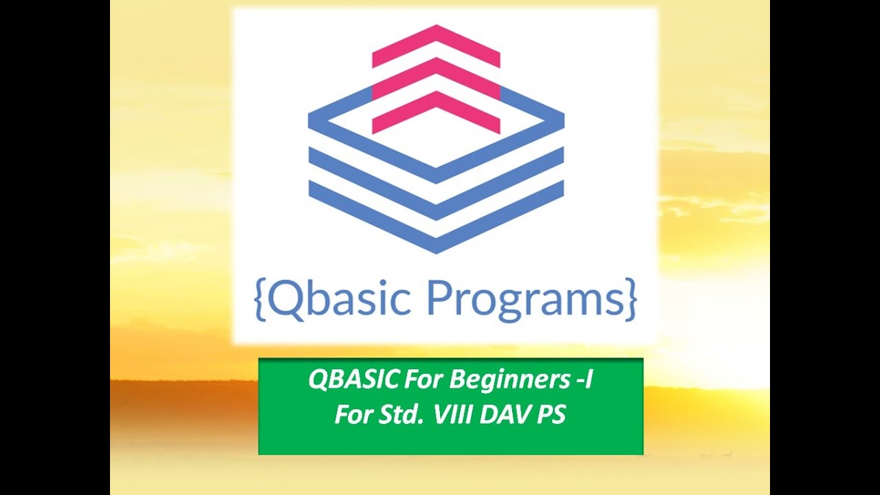 Qbasic Programming Part 1 Youtube