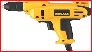 DEWALT Corded Drill, 8.0-Amp, 3/8-Inch, Variable Speed Reversible, Mid-Handle Grip (DWD115K ),Yellow