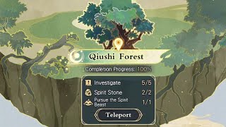 Qiushi Forest Completion Progress 100℅ - Legend of Celestial Romance Guide || Tears of Themis