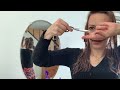 این مدلی موهام رو‌ کوتاه میکنم آموزش کوتاهی مدل لیر how to cut your own hair @fatemehbeauty