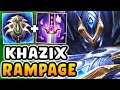 KHA'ZIX COMPLETE DESTRUCTION! NEW DARK HARVEST + FULL LETHALITY