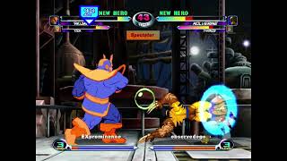 MvC2: Dereklearnslow - Wolverine Nearly Corner to Corner Blockstring Sequence .:2.8.24:.