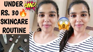 🔥*UNDER RS 30* SKINCARE Routine for GLOWING SKIN | LIFE Saving Viral BEAUTY Hacks You MUST Try
