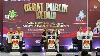 DEBAT 2 CALON BUPATI DAN WAKIL BUPATI KABUPATEN MAHAKAM ULU 2024 DI HOTEL GRAN SENYIUR BALIKPAPAN