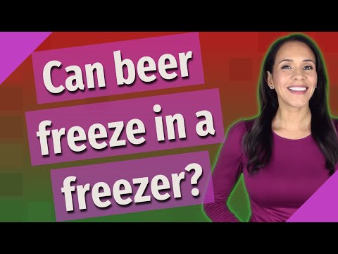 How long before a beer freezes in the freezer?
