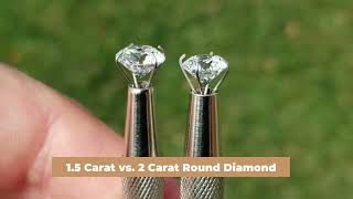 1 5 Carat vs 2 Carat Diamond Rings - Which Size Should I Choose?