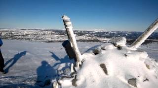 Videopanorama from Bjødalskampen, Sør-Aurdal, Oppland, Norway