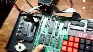 8031 microcontroller with stepper motor card