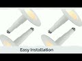 5 in 1 color selectable 6 inch led recessed lighting easy installation smooth dimming