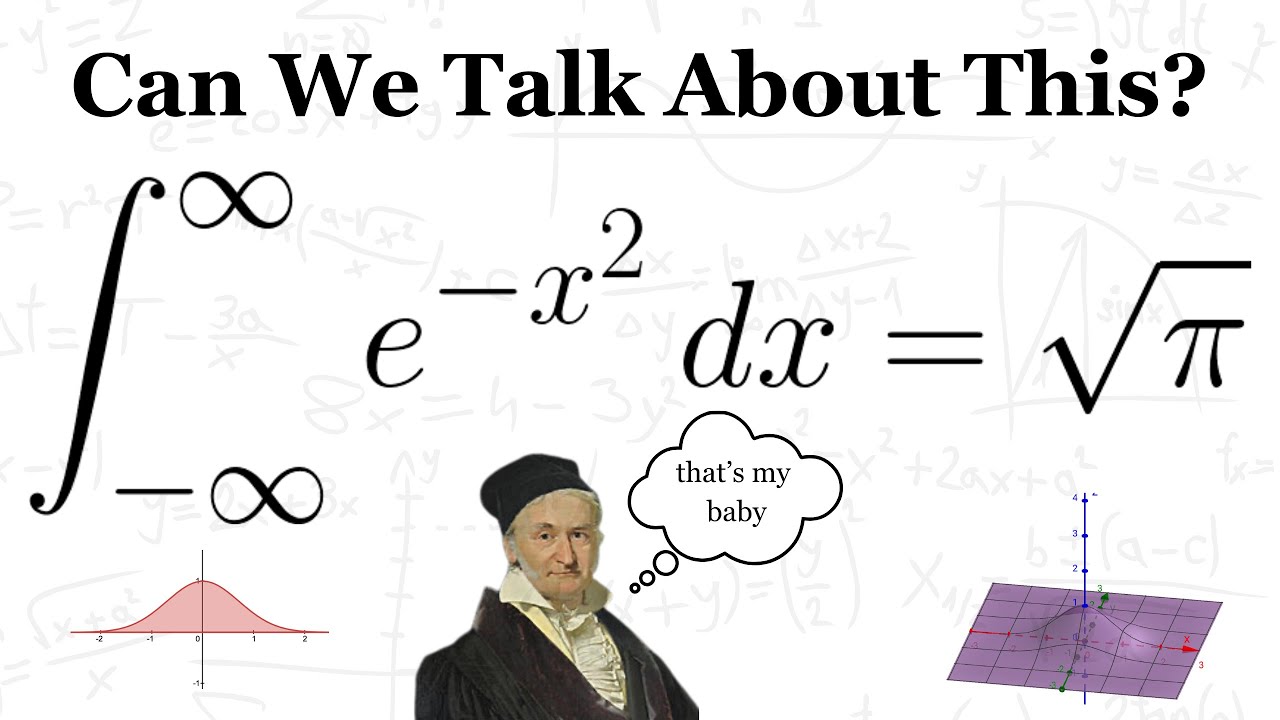 The Gaussian Integral Youtube