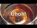 How to Clean Burnt Sugar from a Saucepan