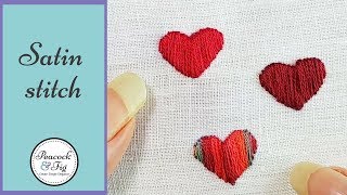 Satin stitch embroidery tutorial: a beginner's guide