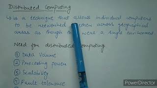 Distributed Computing | Need Of Distributed Computing| Parallel Computing | Big Data Analytics