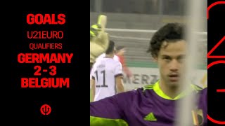 #U21 | #U21EURO | Germany - Belgium 2-3 | Goals