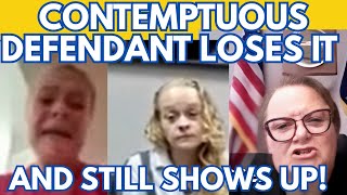 Judge Webster Has Her Most CONTEMPTUOUS DEFENDANT YET!! Ends Up Showing Up!!
