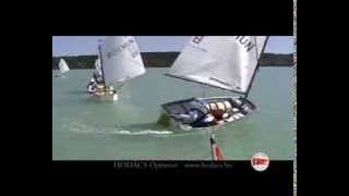 Optimist sailing drill: Round and round