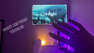 asmr - bedtime tingles… tapping, tracing, hand movements & light whispering 💗