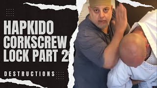 Hapkido Corkscrew Lock Part 2 - Finishes and Destructions