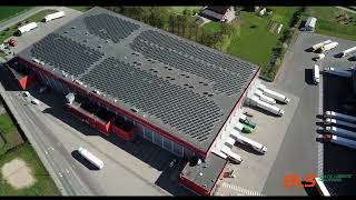 Baltic Logistic Solution solar panels installation