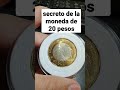 secreto de las nuevas monedas de 20 pesos